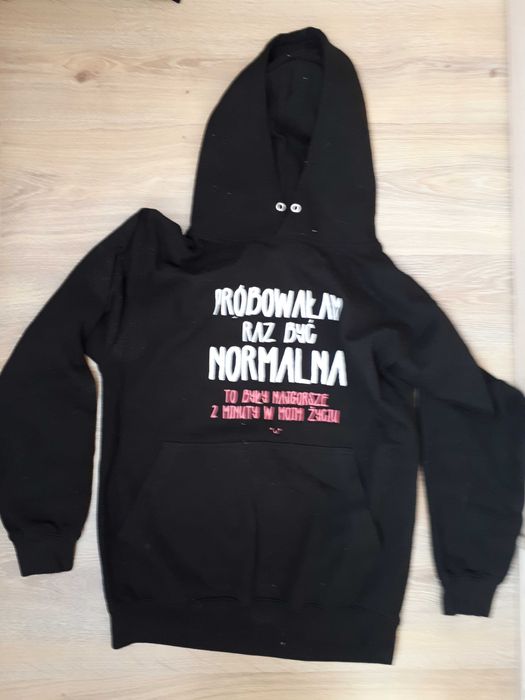 czarna bluza damska/młodzieżowa r.S