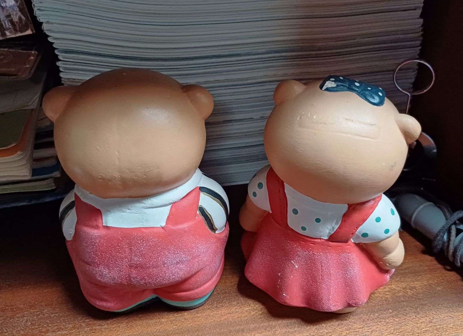 2 bonecos de porcelana