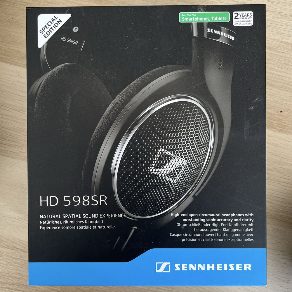 Headphones Sennheiser HD 598SR melhor qualidade de som com openback