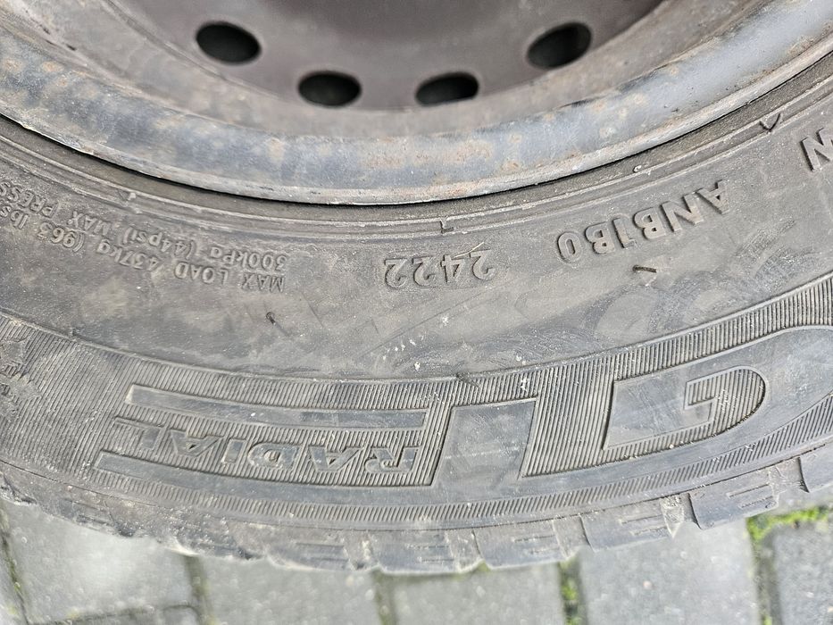 Komplet kół zimowych fiat panda II 155/80R13