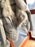 HEXELINE Lis Naturalny Kurtka 3 W 1 Kamizelka Futro