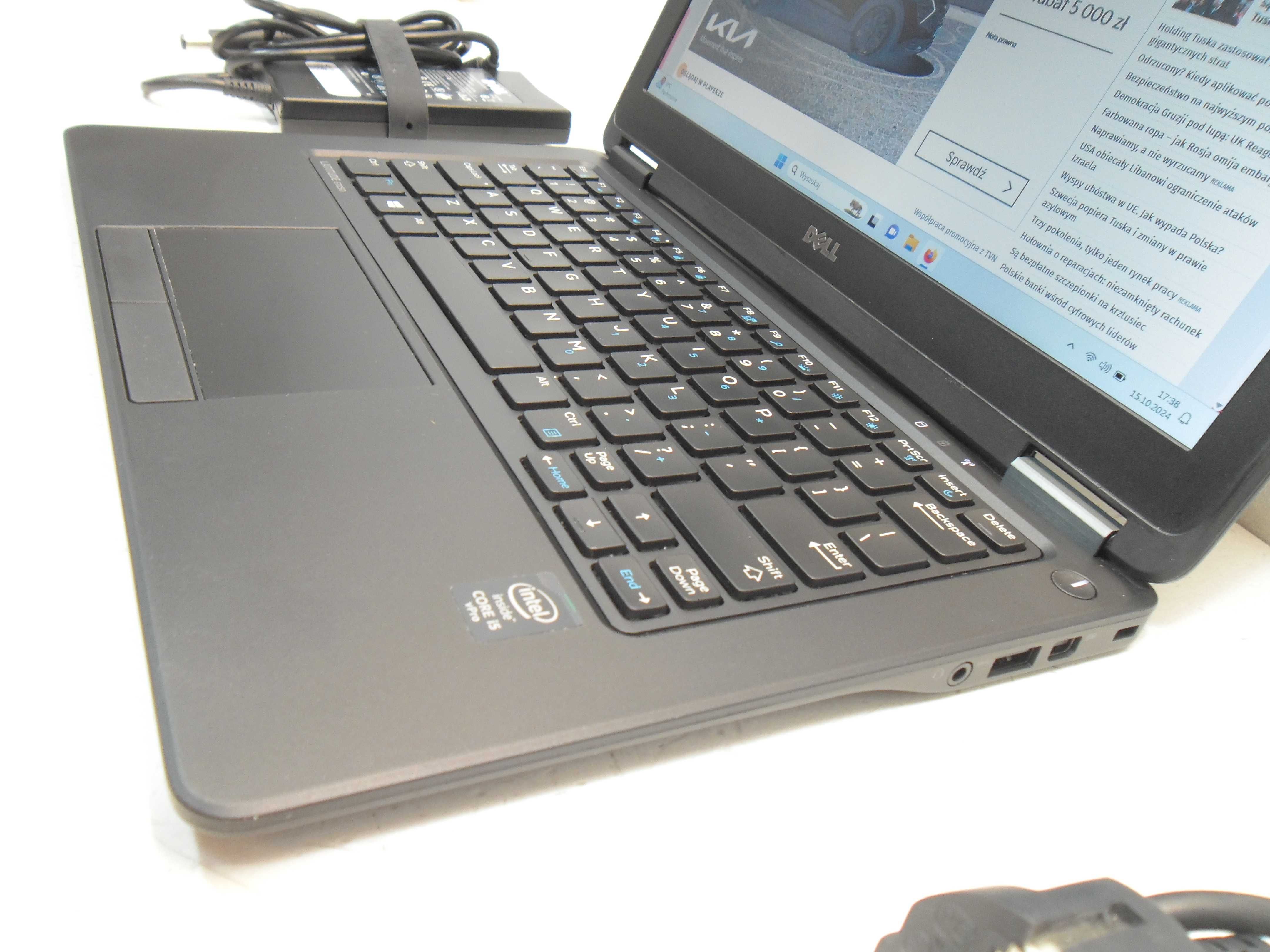 Biznesowy Dell Ultrabook i5/8GB/SSD HDMI, 12.5 sklep z GWAR Kraków