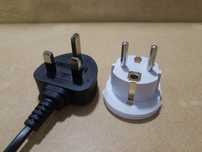 adapter ,przejściówka ,konwerter ,wtyczka EU na UK-US-AU 1sztuka