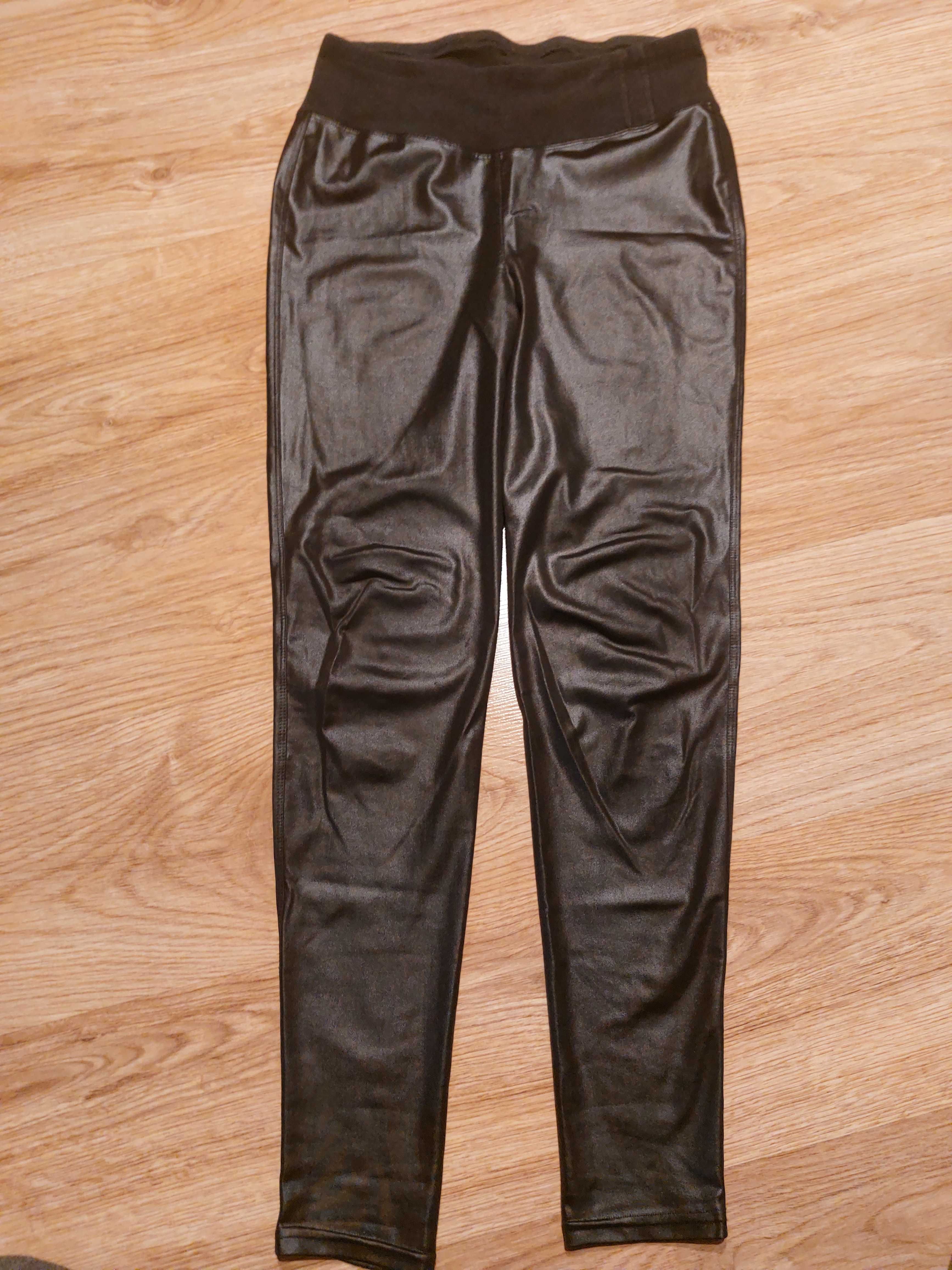 Czarne legginsy getry rozm M/L