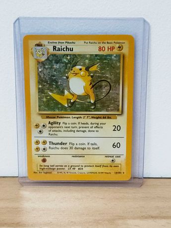 Karta Pokemon TCG Raichu 14/102 Base Set