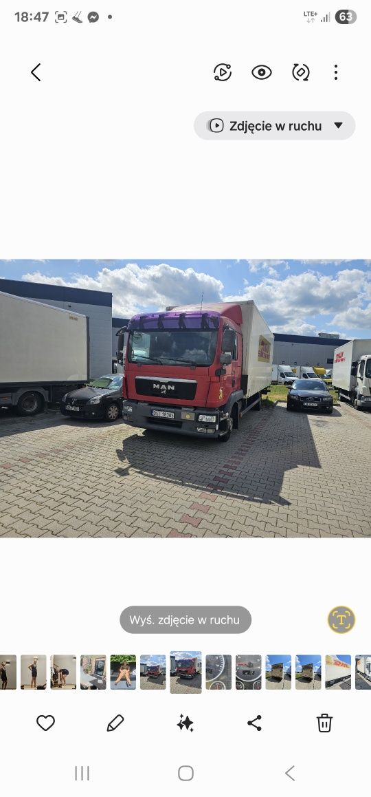 Man TGL 12.250 kontener