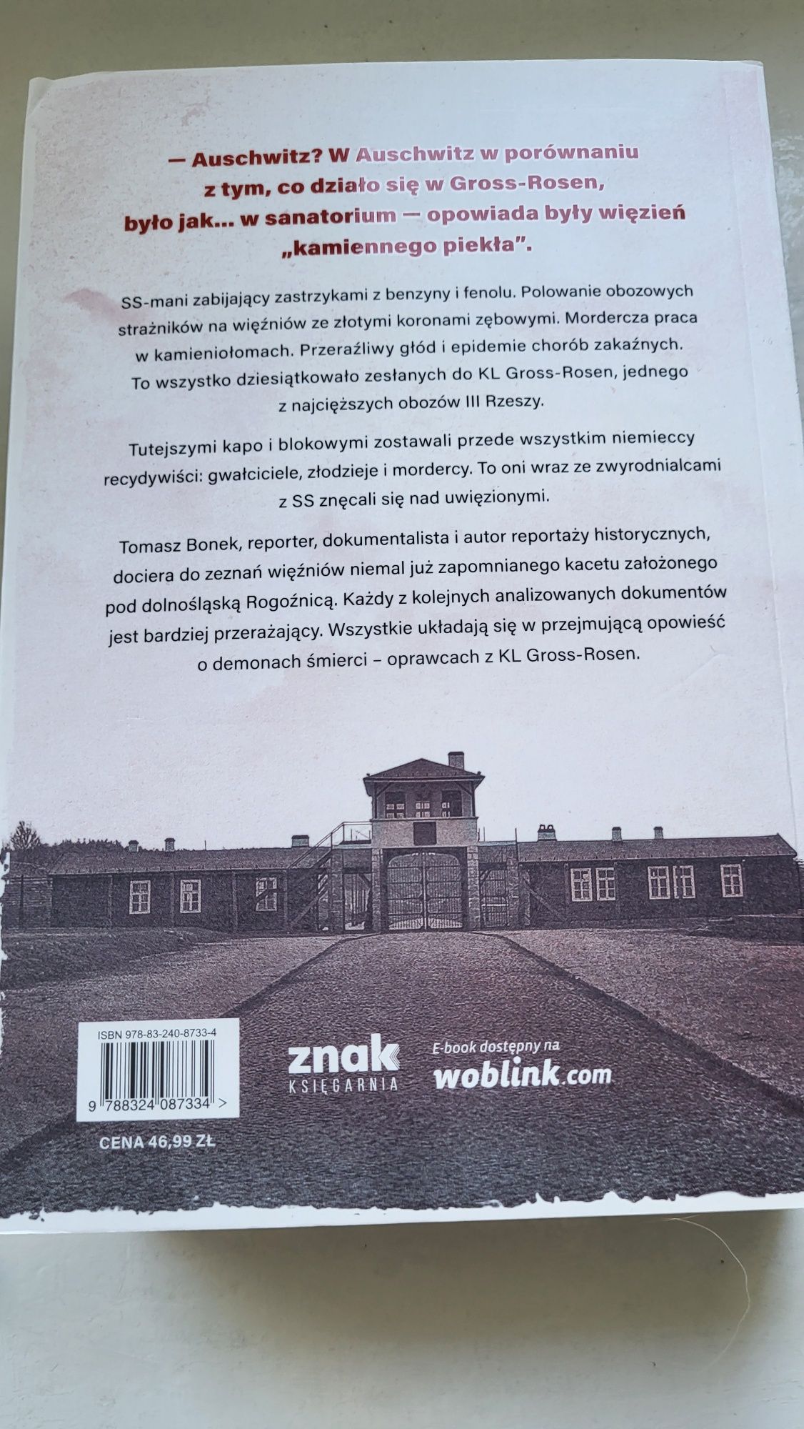 Tomasz Bonek  Demony śmierci zbrodniarze z Gross-Rosen