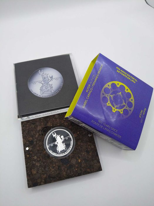 Moeda Foral de Ponte de Lima Prata Proof