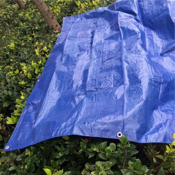 Plandeka plandeki 4x5m niebieska wzmacniana 75g/m2