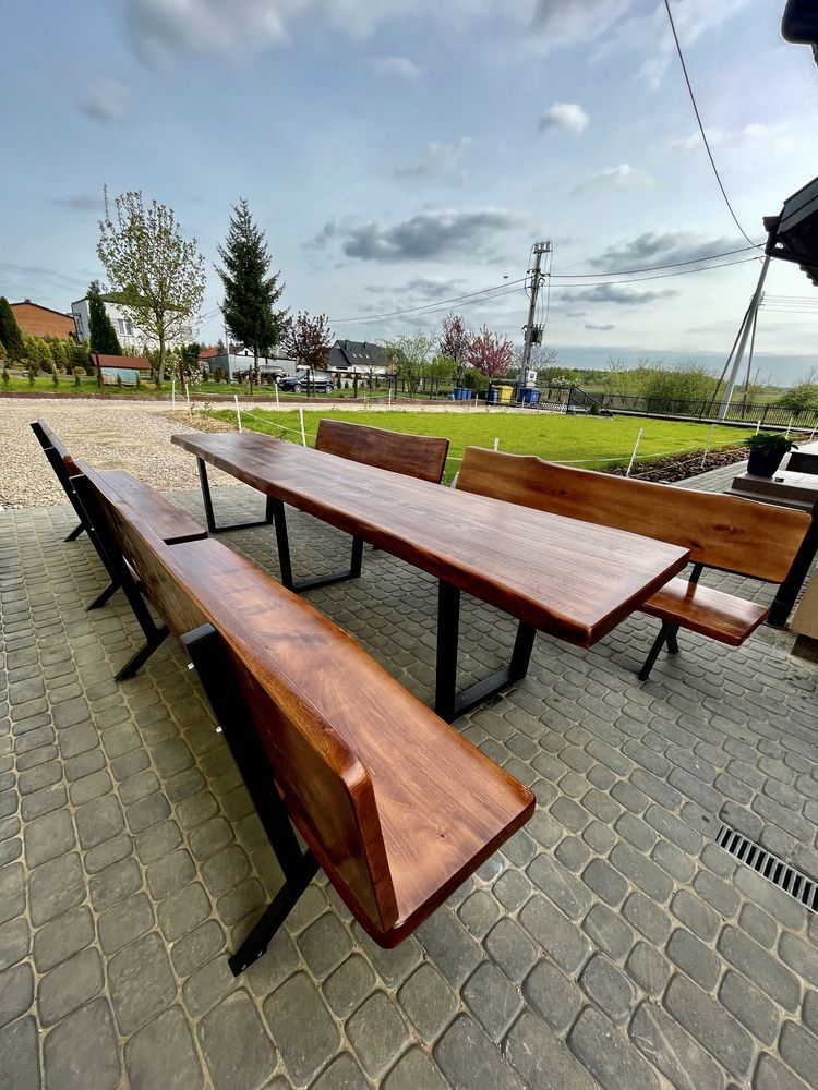 Ława i ławki ogrodowe altana stół