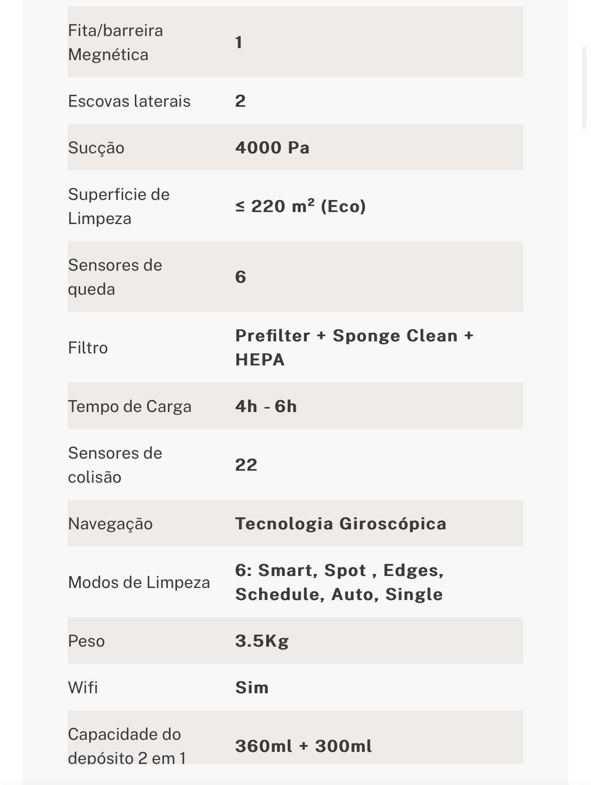 Aspirador CREATE NETBOT S40