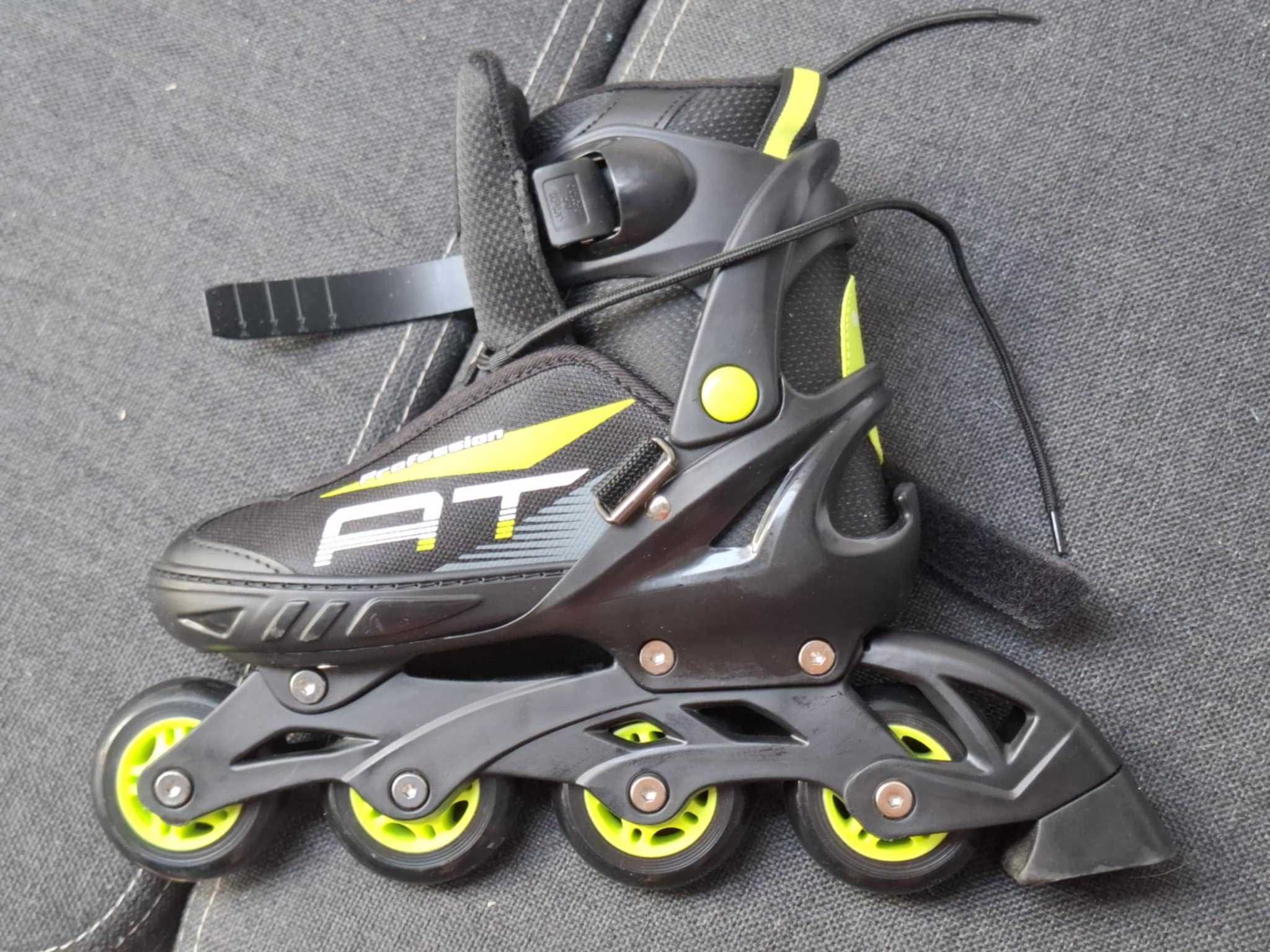 Rolki regulowane RAVEN Profession Black/Lime 35-39