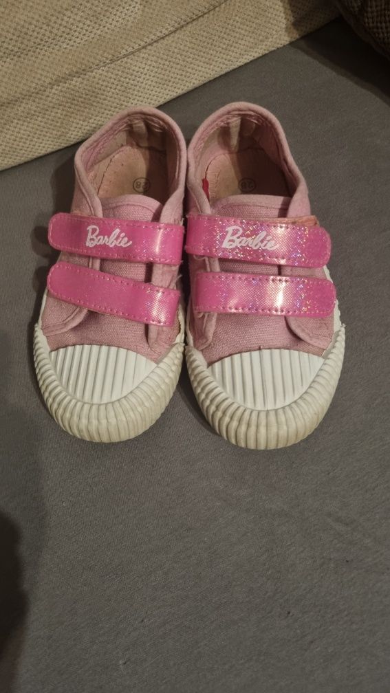 Kapcie buty Barbie trampki r 28 dla dziewczynki rozowe