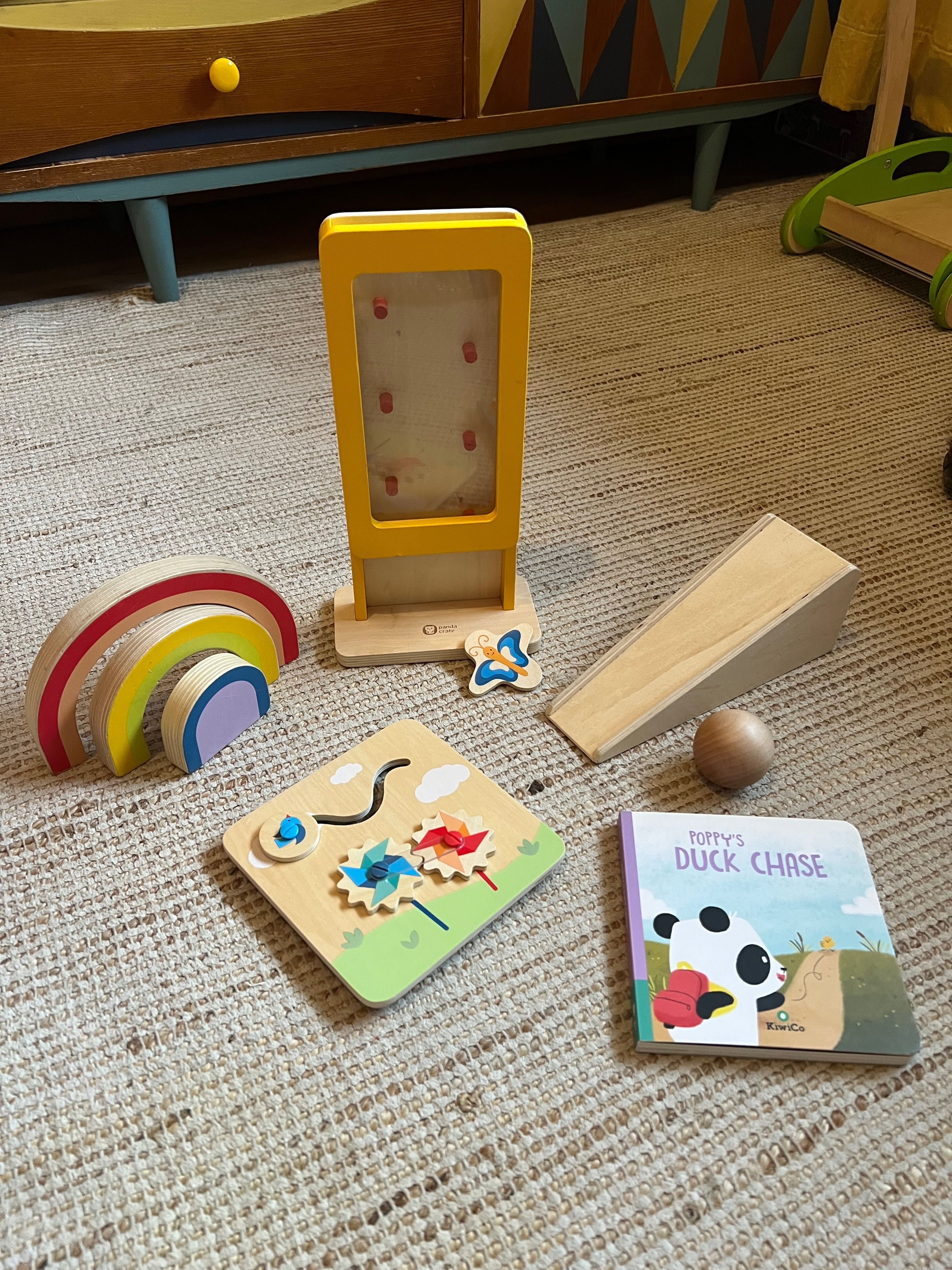KiwiCo Panda zestaw zabawek montessori  0-2 l