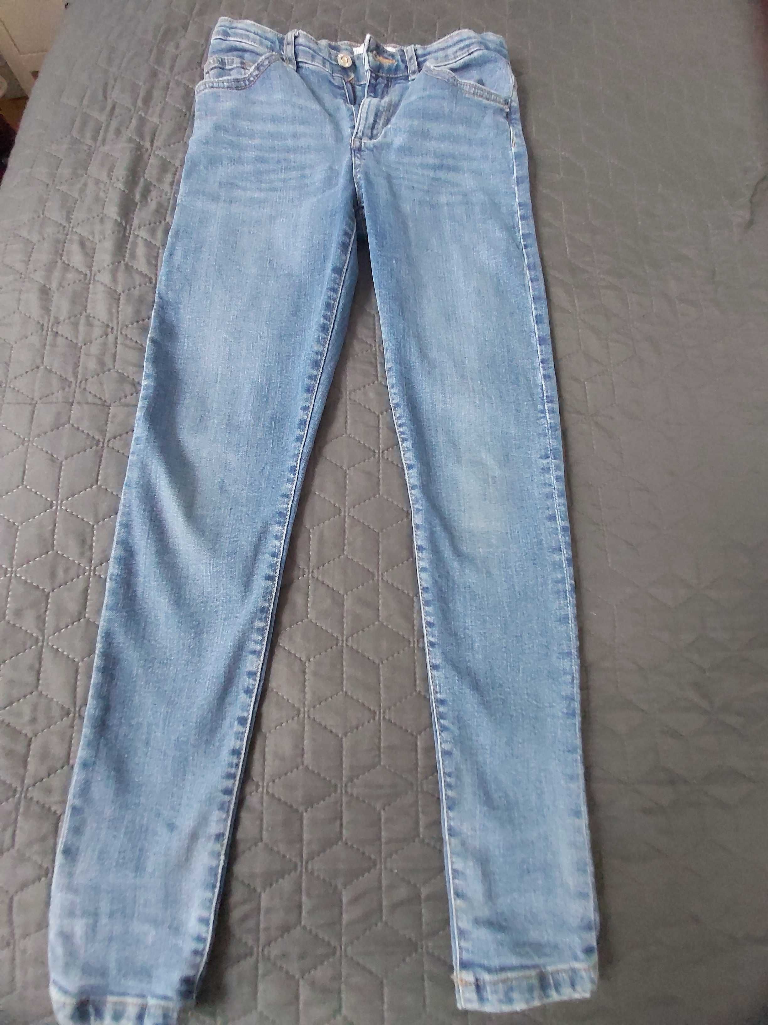 Spodnie jeans dziewczęce 152cm