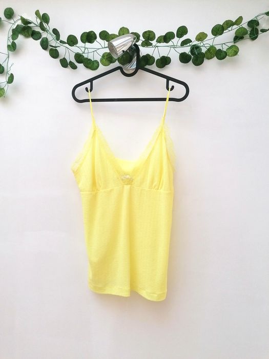 Blusa Amarela de Alças