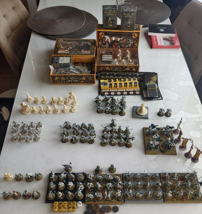 A Song of Ice and Fire zestaw Baratheon + heroes 1 i 2 Asoiaf