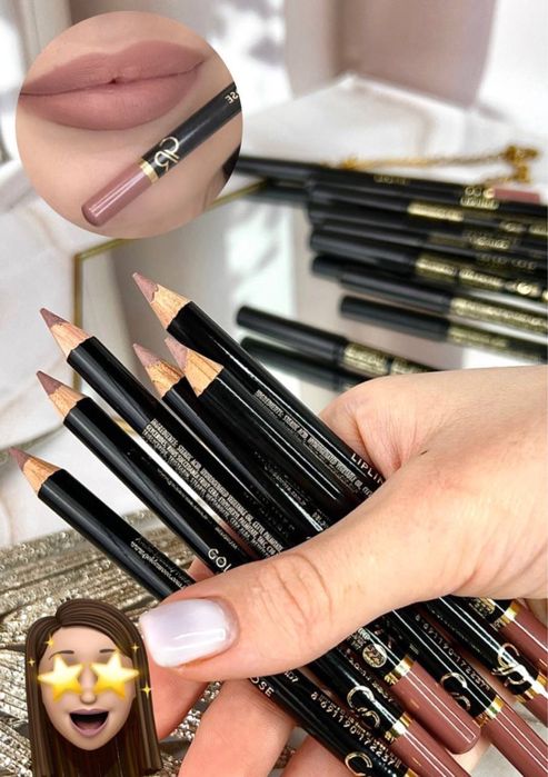 Олівці для губ Miss Tais. Golden Rose для губ в трендових відтінках