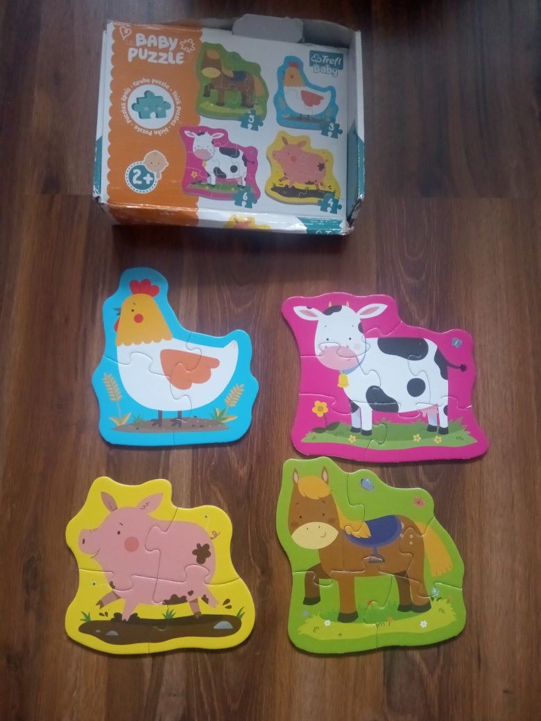 Duże puzzle dla 2 latka