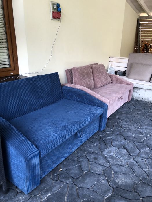 Sofa dwu osobowa z funkcją spania