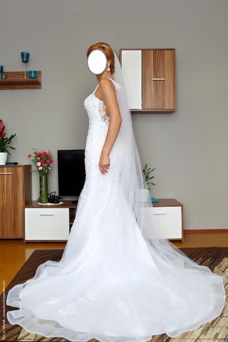 Suknia Ślubna, rybka, syrenka,dopasowana