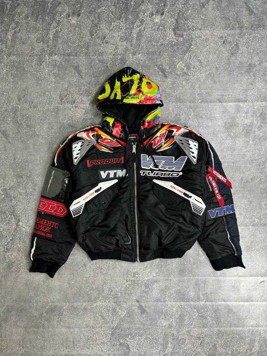 Vetements Black Navy Alpha Industries Bomber курточка бомбер куртка S