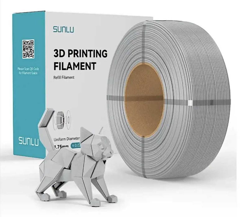 Філамент Пластик SUNLU PLA matte Сірий матовий
