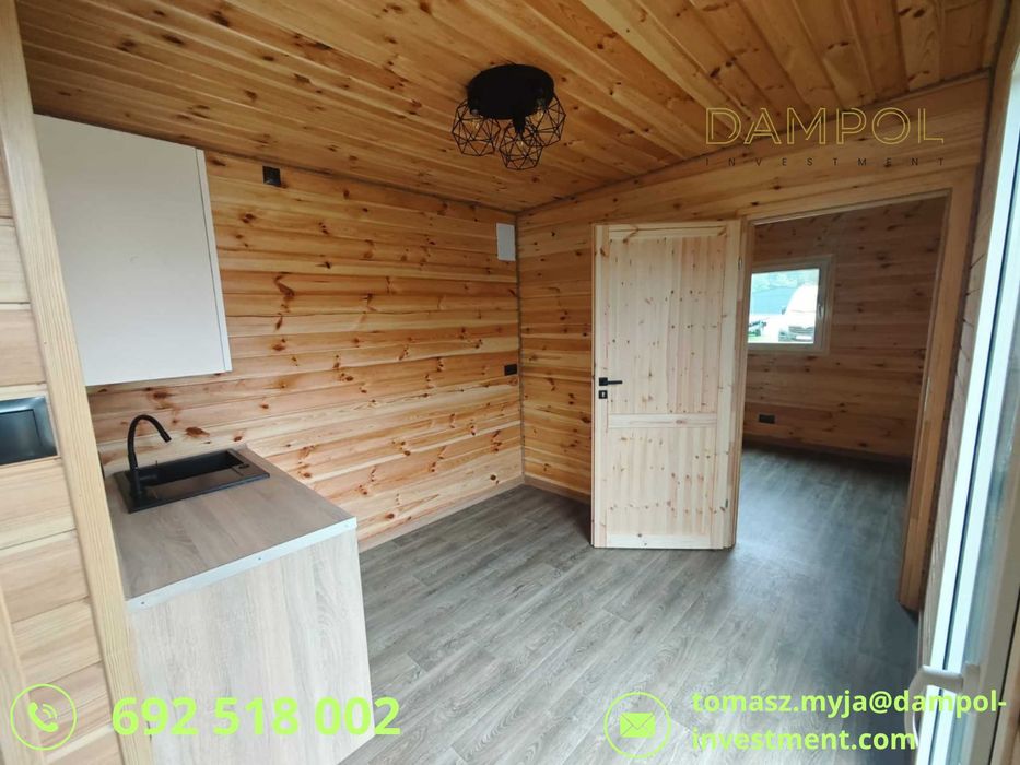 domek mobilny całoroczny - 30 m² / kontener /domek letniskowy