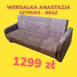 Wersalka z bokami ANASTAZJA, różne kolory, dostawa cała POLSKA