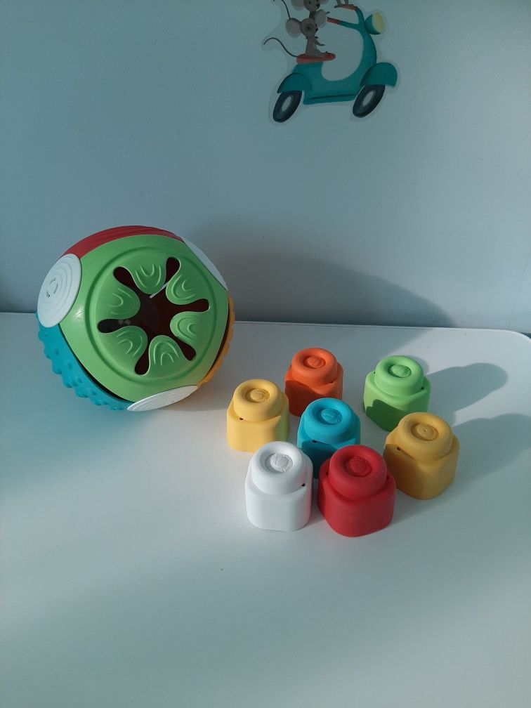 Kula sensoryczna kula clementoni klocki