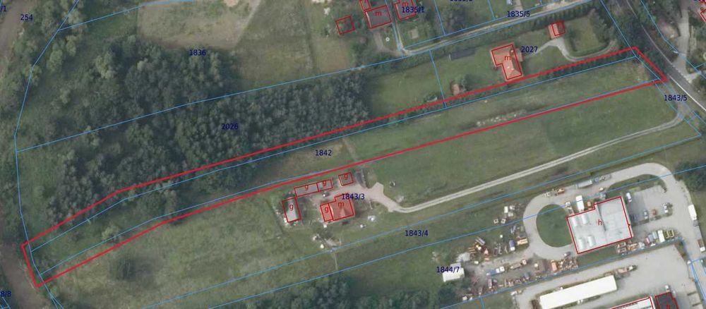 Działka budowlana Radziszów, ul. Podlesie