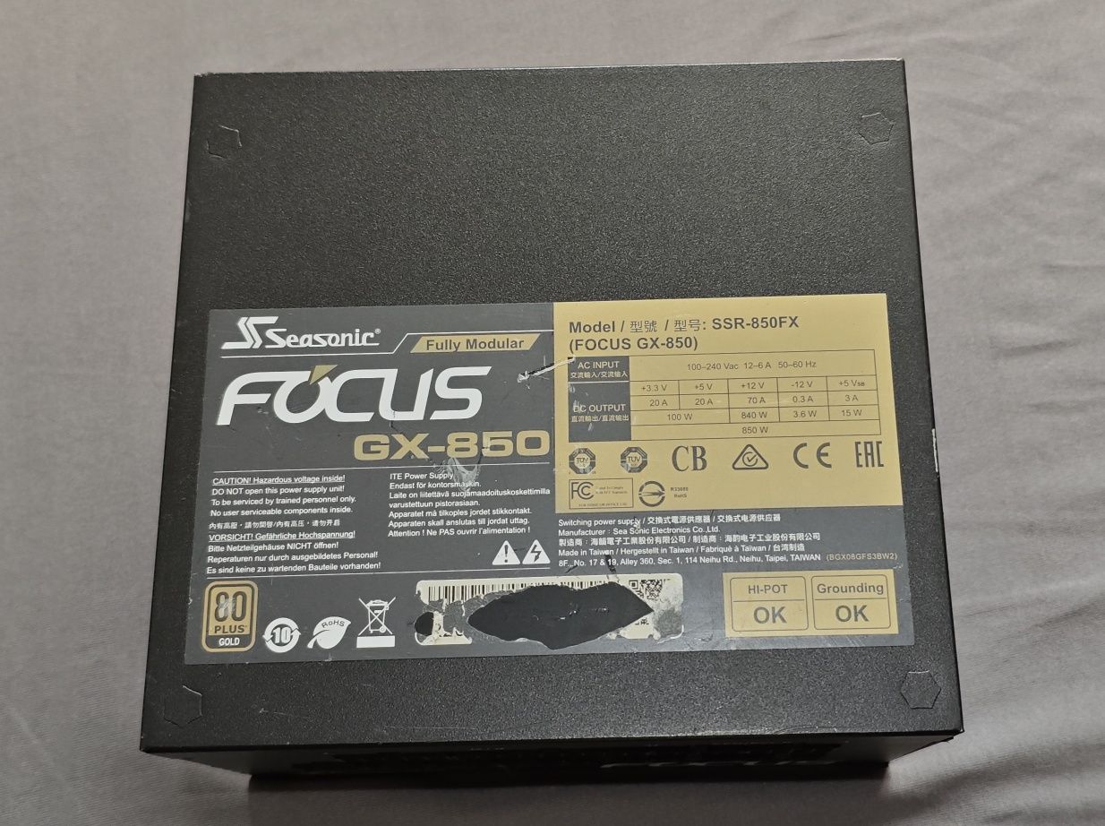 Seasonic Focus 850 gold