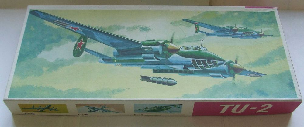 Збірна модель літака ТУ-2 (Plasticart, 1/72)