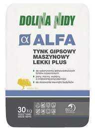 Gips tynkarski dolina Nidy Alfa worek 30 kg - nie Knauf MP 75