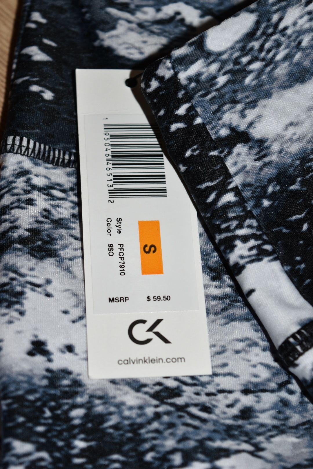 Легінси лосини штани Calvin Klein Оригінал сірі білі розмір S