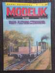 Model Kartonowy Modelik 9/08 WAGON platforma czteroosiowa