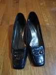 Sapatos pele pretos