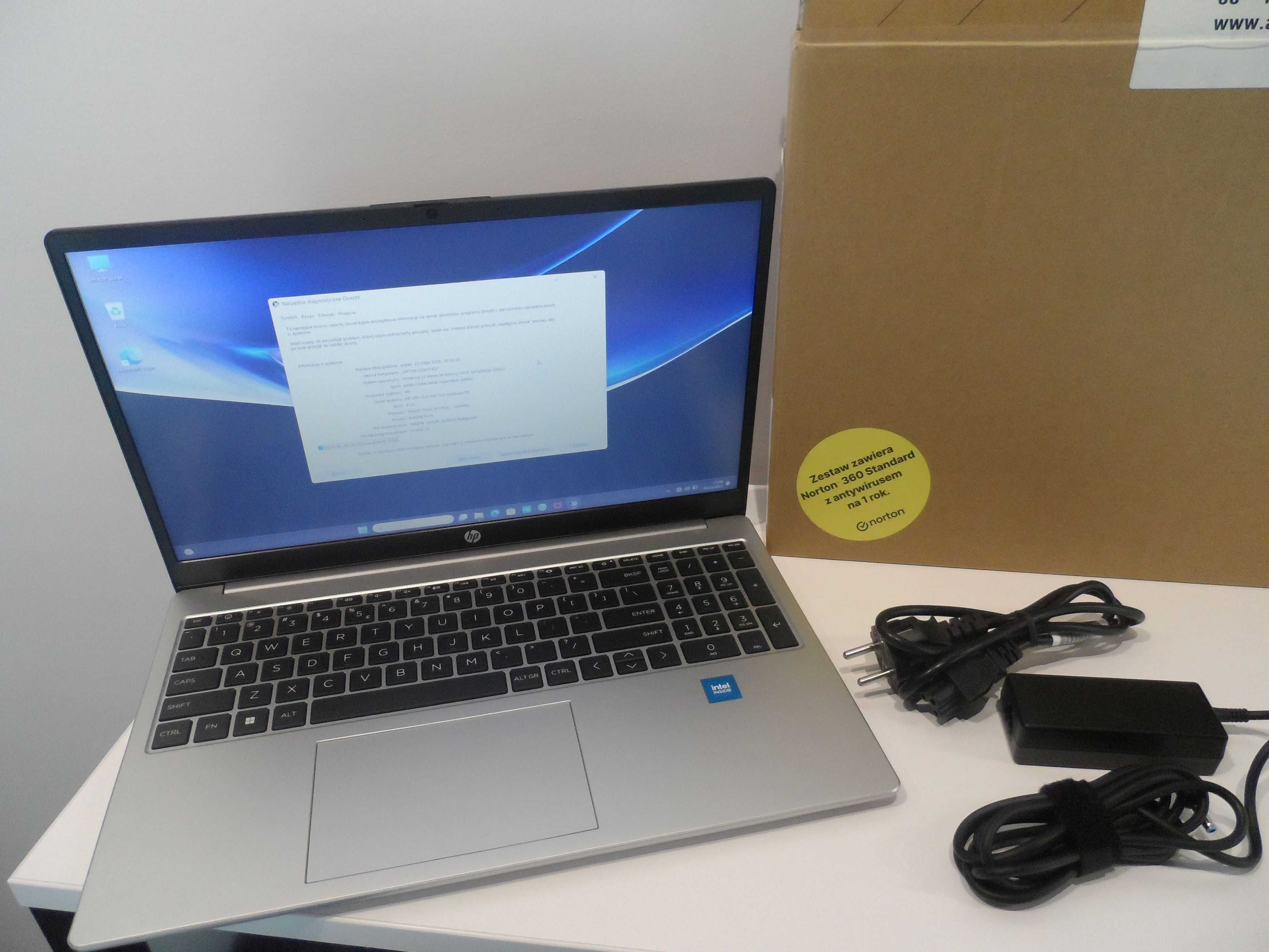 Laptop HP 250 G10 - NOWY