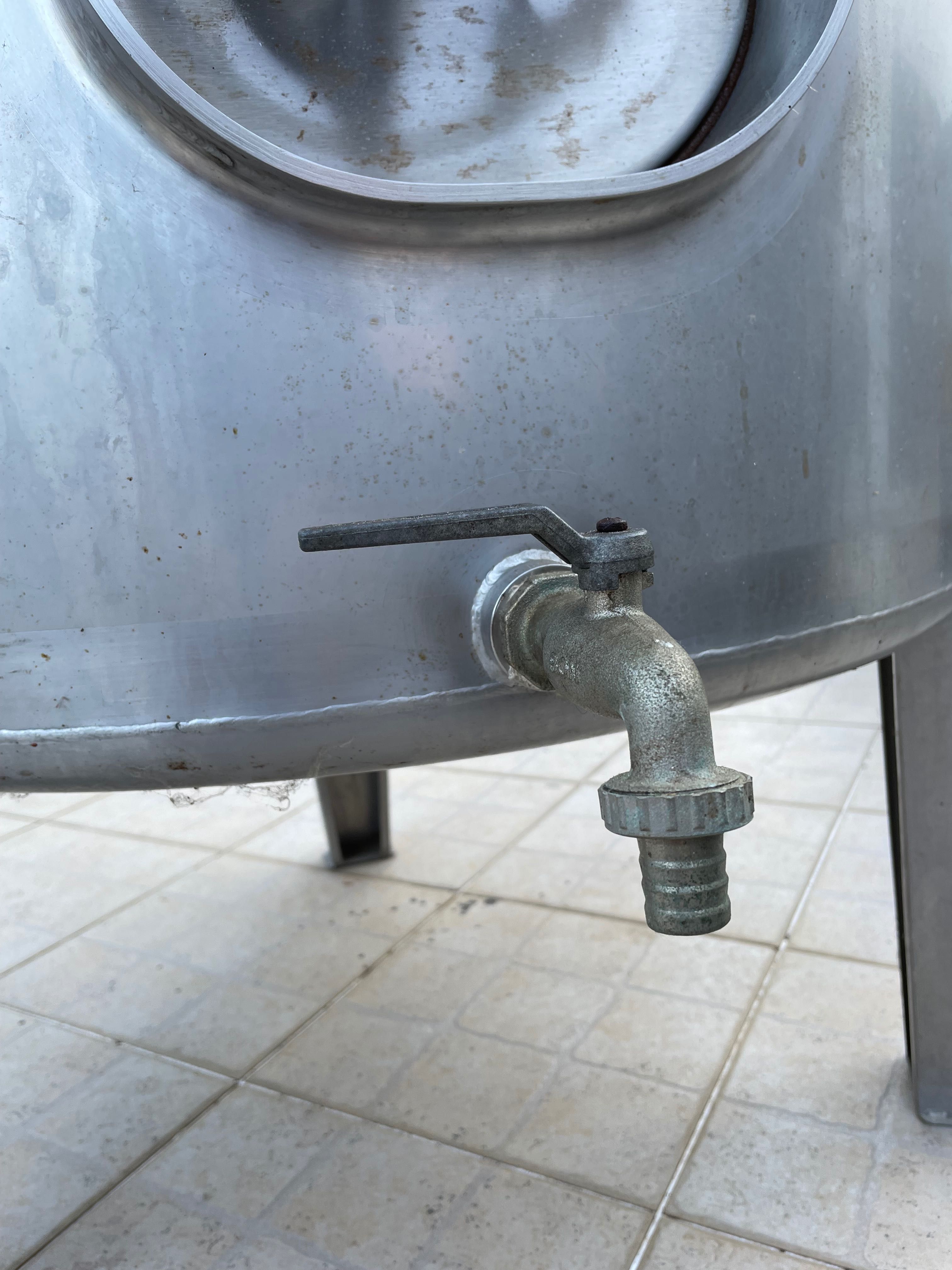Cuba de inox de 550L