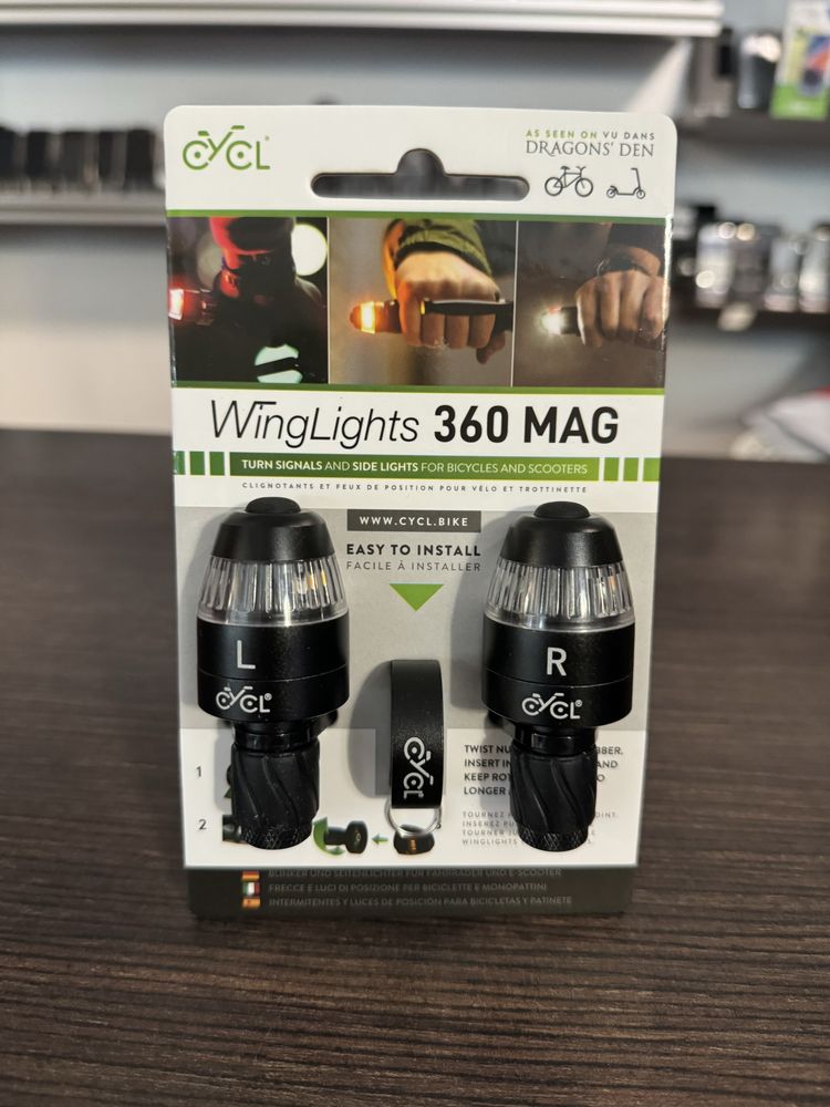 Cycl WingLights 360 Mag kierunkowskazy kierunkowe Poznań Długa 14