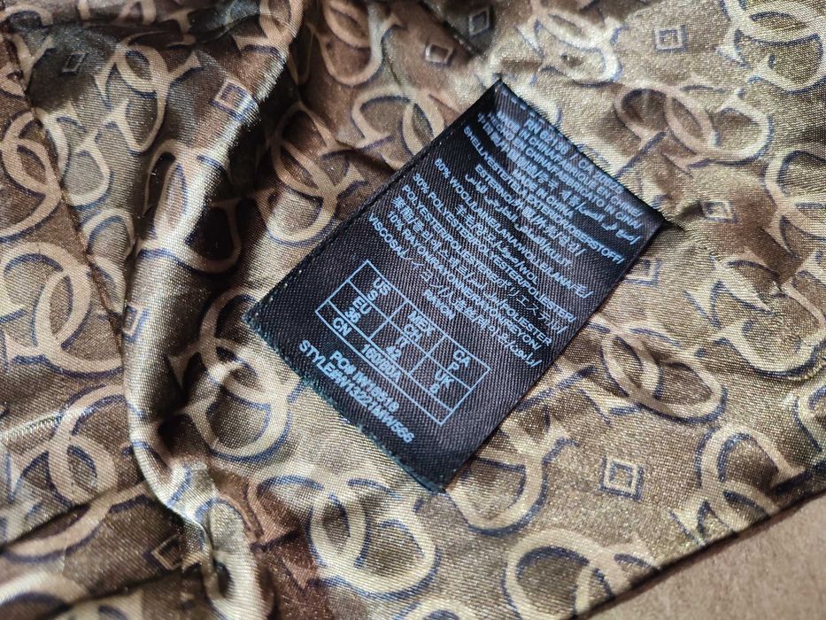 Шерстяное бежевое пальто пиджак Guess, размер S (42)