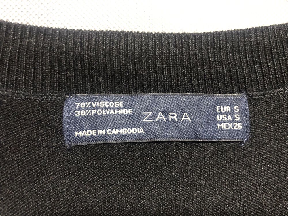 Colete Preto Zara