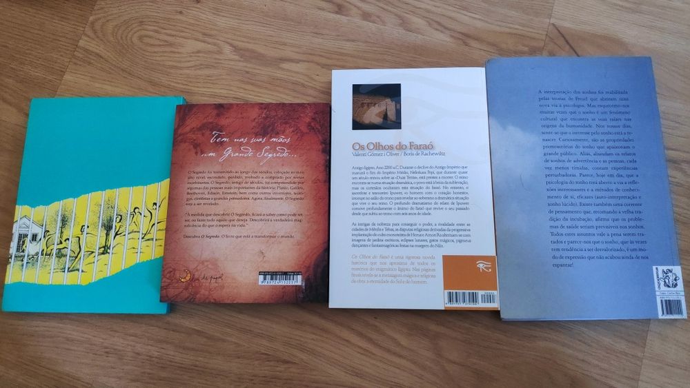Vários livros em português