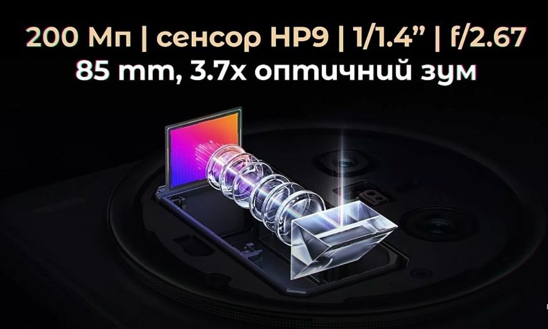 ТОП! VIVO X200PRO, 12/256 Гб, NFC,Dimensity9400,BLACK,кращий камерофон