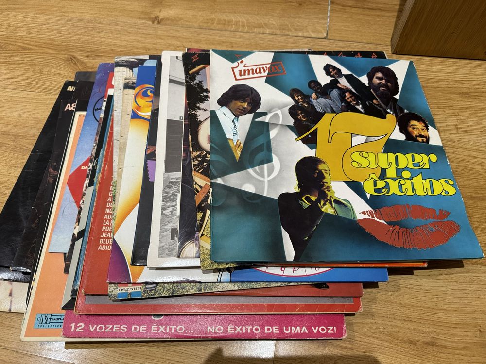 Conjunto de 29 discos de Vinil