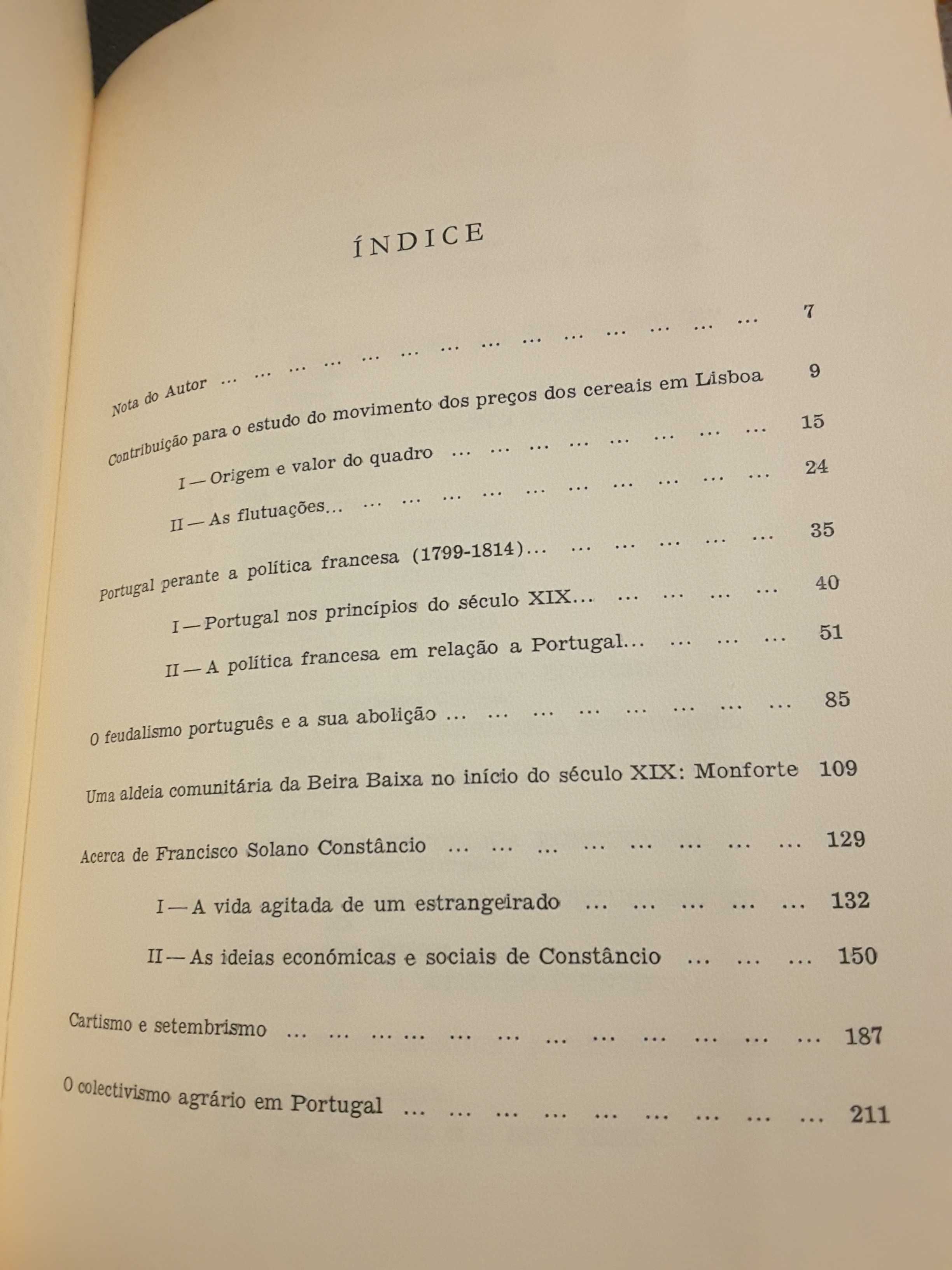 Borges Coelho: Os Filipes / A. Silbert: Do Portugal de Antigo Regime