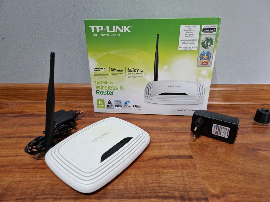 Router TP-Link TL-WR841N (150 Mb/s) + rozdzielacz Ethernet GRATIS