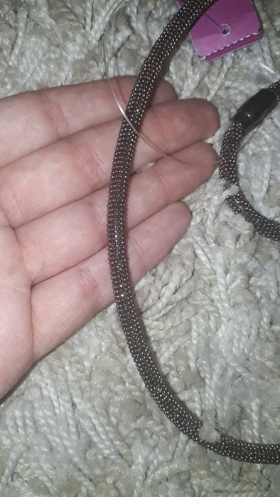 Colar e pulseira cor bronze, novo, Parfois
