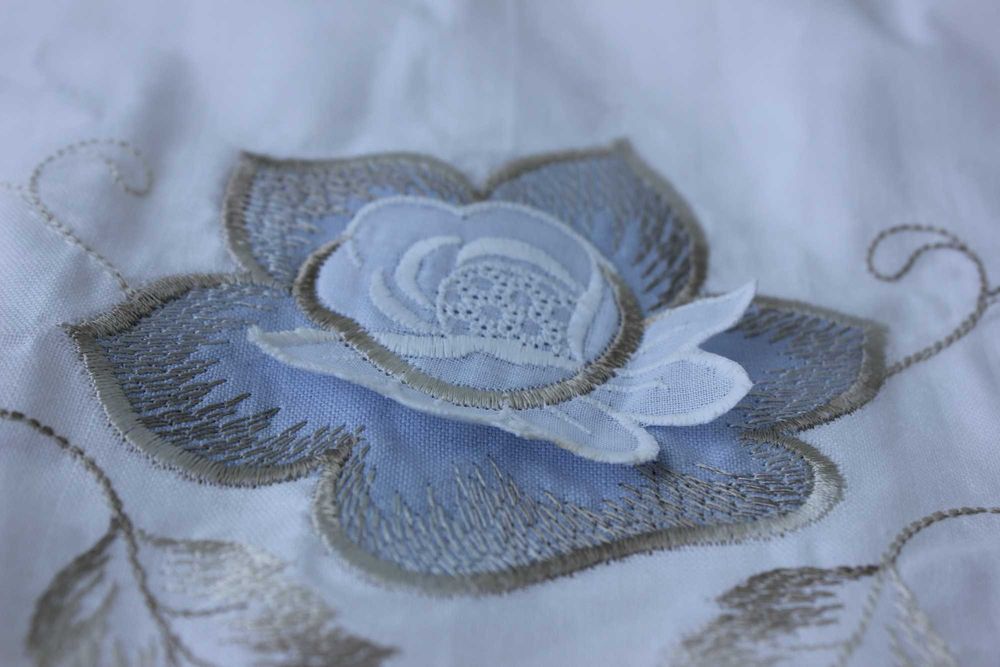 Набір постільної білизни tele carminati бавовна вишивка італія 280/232