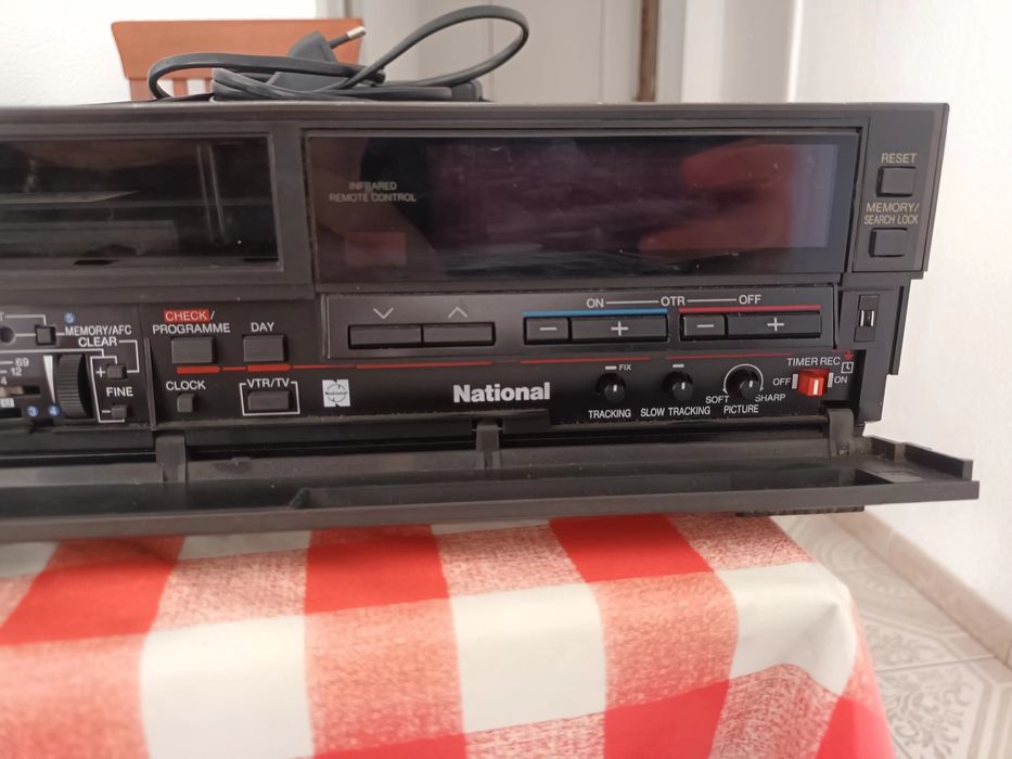 Gravador/ leitor VHS vintage National